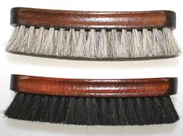 Horse Hair Shoe Brushes 17cm Large 404117 - Shoe Care Products/Shoe Brushes