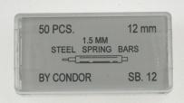 Watch Strap Pins (Pack 10) 1.5mm Spring Bars - Watch Accessories & Batteries/Watch Strap Pins