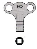 Hook: 5189...Radiator Key Precut L359 SK010 - Keys/Precut Keys