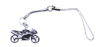 Mobile Phone Charm 1204 Motorbike - Engravable & Gifts/Gifts