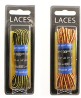 Shoe String 140cm Kickers Blister Pack Laces (Pack of 6) - Shoe Care Products/Shoe String Laces