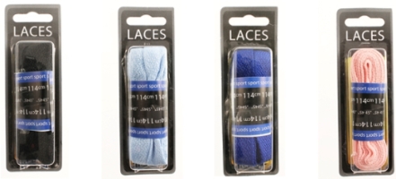 Shoe String 114cm Supreme Blister Pack Laces ( 6pair)