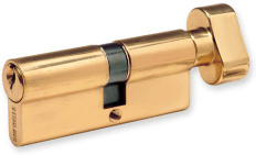 Sterling Brass Thumbturn Euro Cylinder Lock - Locks & Security Products/Thumbturn Euro Cylinders