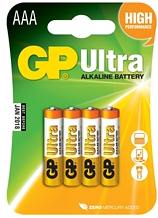 GP Ultra AAA Batteries (Card 4) LR03