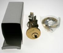 RCB600B Sterling Brass Cylinder Boxed - Locks & Security Products/Rim Cylinder Locks
