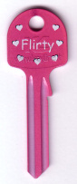 Hook 2752: Pink Fun Keys Flirty - Keys/Fun Keys