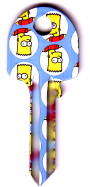 Silca UL050 Bart Simpson Fun Keys - Keys/Fun Keys