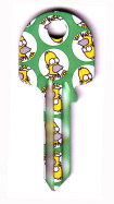 Silca UL050 Homer Simpson Fun Keys Hook 2826 - Keys/Fun Keys