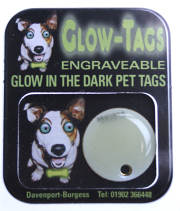 Glow Disc Pet Tags