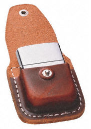 Zippo LPCB Lighter Pouch with clip brown.