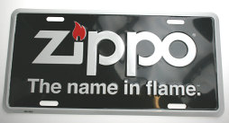Zippo Licence Plates