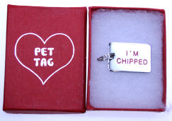 929 Luxury Pet Tag Im Chipped 929 - Engravable & Gifts/Pet Tags