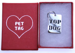974 Luxury Pet Tag Top Dog - Engravable & Gifts/Pet Tags
