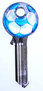 HD Football Fun Keys Sky Blue & White - Keys/Fun Keys