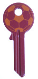 HD Football Fun Keys Red & Orange - Keys/Fun Keys