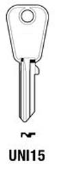 Union UNI15 Hook 123 - Keys/Cylinder Keys- Car