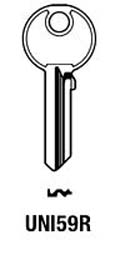 Hook 1236: Union S = UNI59R - Keys/Cylinder Keys- General