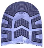Topy Granit Heels 12mm (10pair) Togo Dark Brown - Shoe Repair Materials/Heels-Mens