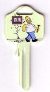Hook 2830: Simpsons Homer & Painting UL050 - Keys/Fun Keys