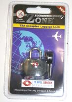 ZoneTSA001B Padlock Black - Locks & Security Products/Padlocks & Hasps