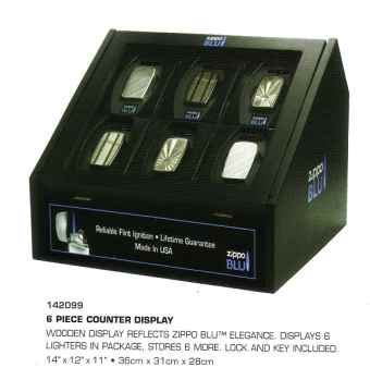 Zippo Gas Lighter Stand Package (6) Offer