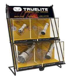 Compact TrueLite Wire Display Stand
