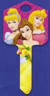 ..........Disney D18 Princesses UL1 Hook 2876 - Keys/Fun Keys