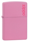 Zippo 238ZL 60001206 Pink Matte with Zippo Logo - Zippo/Zippo Lighters