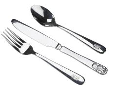 R4000 Teddy 3 Piece Cutlery Set - Engravable & Gifts/Childrens Gifts