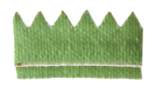 Prime Green Rib ( Feathering ) per metre