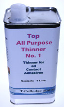 TOP No.1 Neoprene Thinners 1 litre - Shoe Repair Products/Adhesives & Finishes
