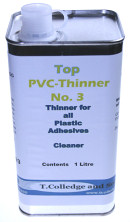TOP No.3 PVC Thinners 1 litre - Shoe Repair Products/Adhesives & Finishes