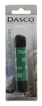 Dasco Blister Packs Laces 75cm Cord (Pack 6) - Shoe Care Products/Dasco