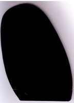 Resin 1/2 Soles Size 9 Black 3mm (10pair)