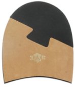 JR Top Lift Dove Tail 1/4 Rubber (5 pair pack) 8mm - Shoe Repair Materials/Leather Soles