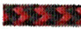 Climbing Boot Laces Loose No11 Red/ Black Laces 150cm (per pair)