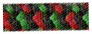 Hiking Boot Laces 150cm Loose Red / Emerald / Black (per pair)