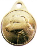 KRA019 Staffordshire Terrier Dog Disc - Engravable & Gifts/Pet Tags