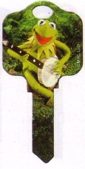 Muppets D21 Kermitt the Frog Hook 2877 - Keys/Fun Keys