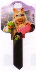 Muppets D22 Kermitt & Miss Piggy Hook 2878 - Keys/Fun Keys