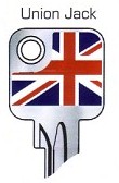 Hook 2743: JMA Flag Keys Union Jack U6D - Keys/Fun Keys