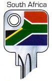 Hook 2740: JMA Flag Keys South Africa U6D - Keys/Fun Keys