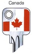 Hook 2717: JMA Flag Keys Canada U6D - Keys/Fun Keys