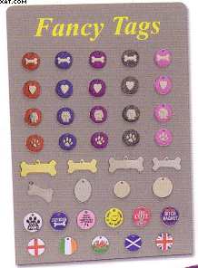 Glitter Tag Display Board - Engravable & Gifts/Pet Tags