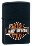 Zippo 218HD252 Harley Davidson Black Matt 60001253
