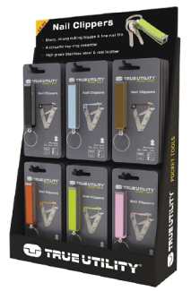 TU52 Nail Clippers Display Pack - Engravable & Gifts/T.R.U.E. Utility Products