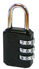 Tri-Circle Combination Padlock 30mm ZB35 - Locks & Security Products/Padlocks & Hasps
