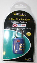 CPL126 TSA Combination Padlock - Locks & Security Products/Padlocks & Hasps
