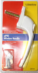 LWH1W uPVC Window Inline Handle White - Locks & Security Products/Window Locks