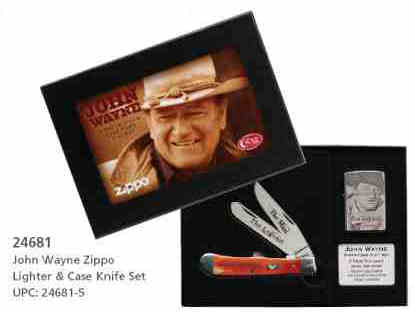 John Wayne Stock & Supply Silhouette Leather Lighter Cover 3.5